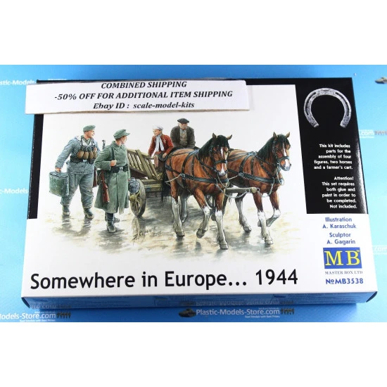 Master Box 3538 1/35 Somewhere In Europe 1944 Plastic Model