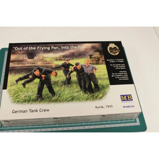 Master Box 3536 1/35 German Tank Crew Kursk 1943 Plastic Figures Kit