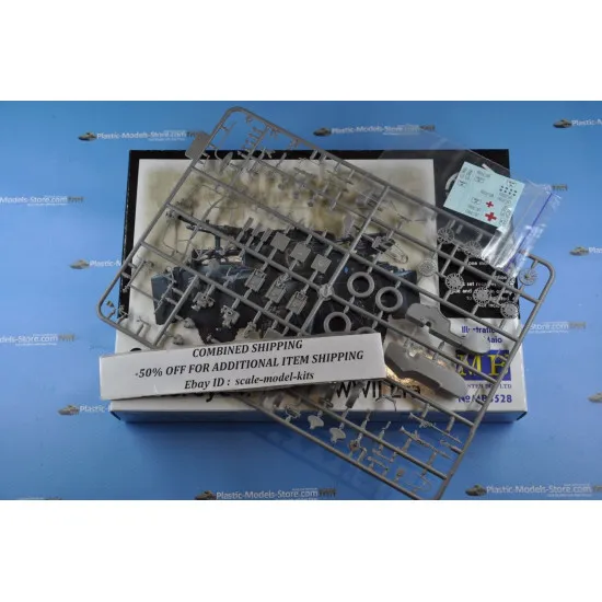 Master Box 3528 1/35 Wwii German Motorcycle Plastic Model