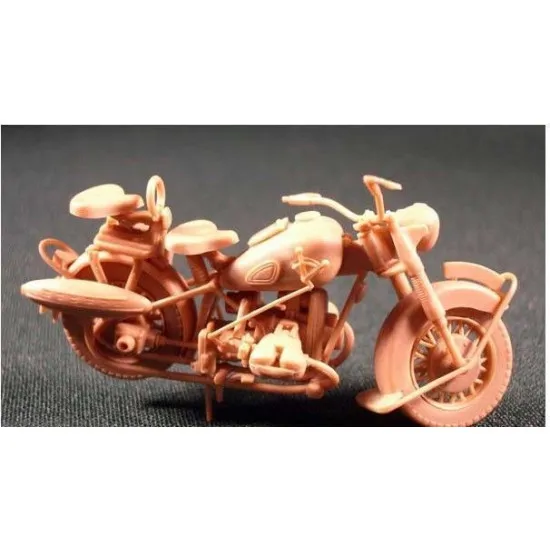 Master Box 3528 1/35 Wwii German Motorcycle Plastic Model