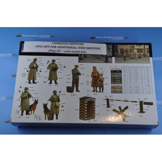 Master Box 3527 1/35 Wwii German Checkpoint Model Kit