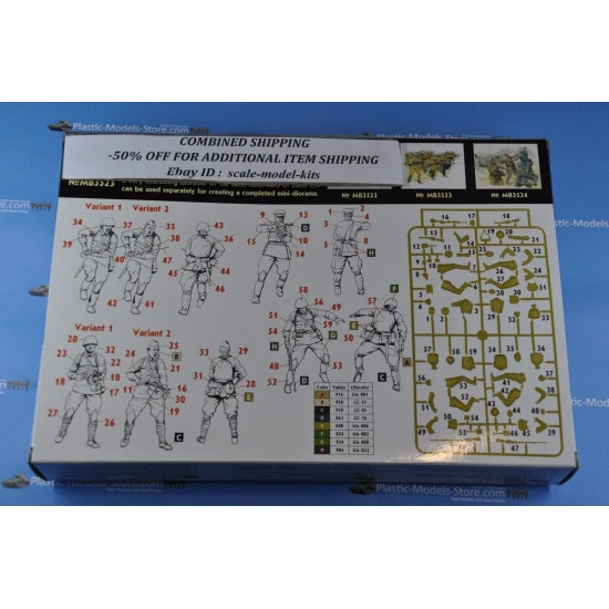 Master Box 3523 1/35 Eastern Front. Soviet Infantry In Action 1941 1942 Model Kit