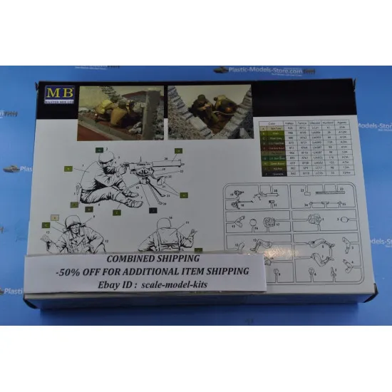Master Box 3519 1/35 U.s. Machine Gunners Figures Kit
