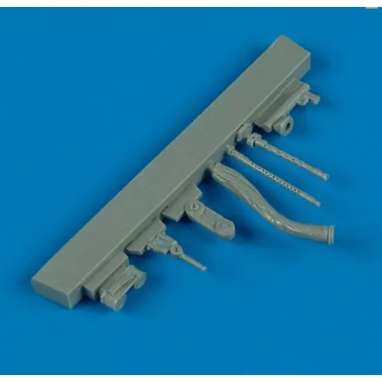 Quickboost 48350 1/48 Mc.200 Saetta Exhaust For Italeri Accesories For Aircraft