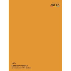 Arcus A407 Acrylic Paint Finnish Air Force Keltainen Yellow Saturated Color