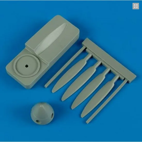 Quickboost 48396 1/48 Spitfire Mk Ix Propeller For Hasegawa Accessories Kit