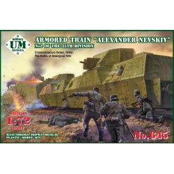 Armored train Alexander Nevskiy No2 of the 25th division WWII 1/72 UMmT 645
