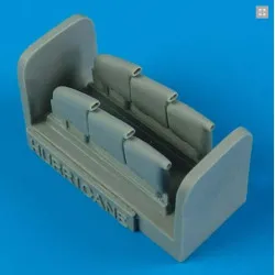 Quickboost 48423 1/48 Hawker Hurricane Mk I Exhaust For Italeri Accessories Kit