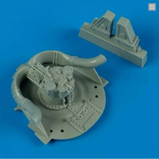 Quickboost 48432 1/48 F8f Bearcat Wheel Well Details For Hobby Boss Accessories