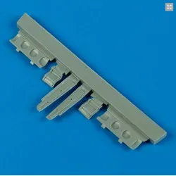 Quickboost 48449 1/48 P-40 Warhawk Undercarriage Covers For Hasegawa Accesoires