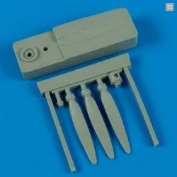 Quickboost 48473 1/48 Bf 109e Propeller W/Tool For Eduard Accessories Kit