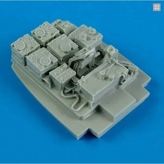 Quickboost 48519 1/48 Me 410a Radio Equipments For Meng Accessories For Aircraft