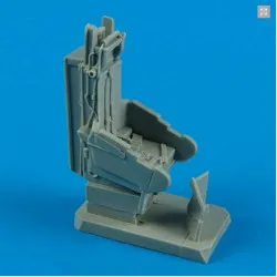 Quickboost 48521 1/48 F-102a Delta Dagger Seat With Safety Belts Accessories Kit