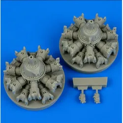 Quickboost 48547 1/48 A-20 Havoc Engines For Italeri Accessories For Aircraft