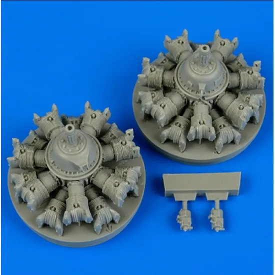 Quickboost 48547 1/48 A-20 Havoc Engines For Italeri Accessories For Aircraft