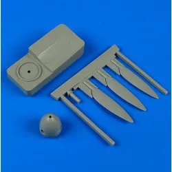 Quickboost 48567 1/48 Fw Ta 152c Propeller W/Tool For Hobby Boss Accessories Kit