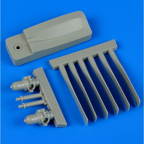 Quickboost 48569 1/48 S2f Tracker Propellers W/Tool For Kinetic Accessories Kit