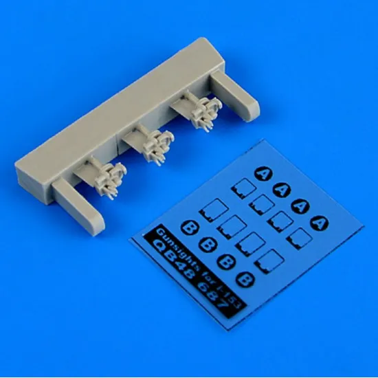 Quickboost 48687 1/48 I-153 Chaika Gunsights For Icm Accessories Kit