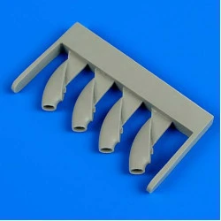 Quickboost 48709 1/48 Petlyakov Pe-2 Air Intakes For Zvezda Accessories Kit