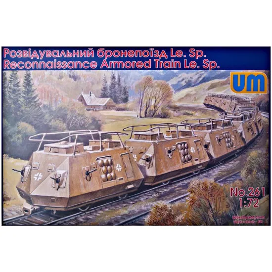 Reconnaissance armored train Le.Sp WWII 1/72 UM 261