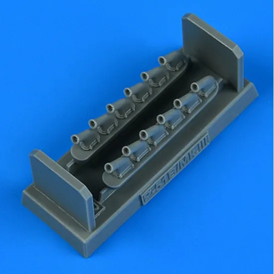 Quickboost 48945 1/48 P-51b/Mk.iii Mustang Exhaust For Tamiya Accessories Kit