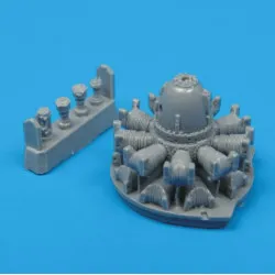 Quickboost 72003 1/72 P-47d Thunderbolt Engine For Tamiya Accessories Kit