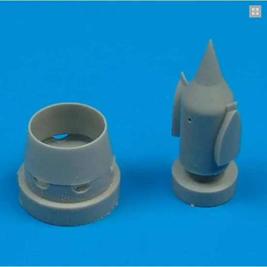 Quickboost 72012 1/72 Mig-21f-13 Fishbed C Air Intake For Revell Accessories Kit