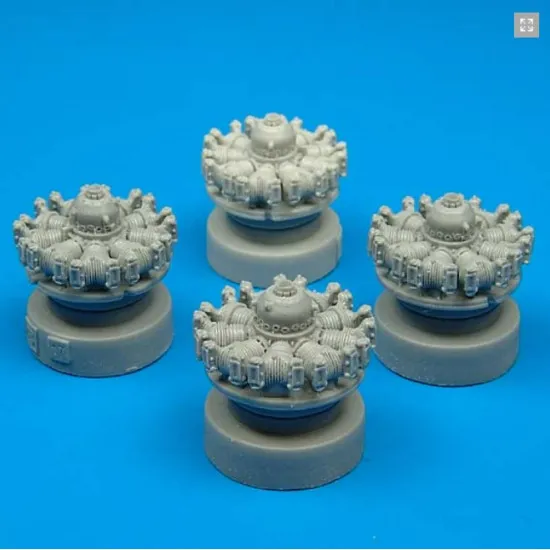 Quickboost 72026 1/72 B-17f/G Engines For Hasegawa Accessories For Aircraft