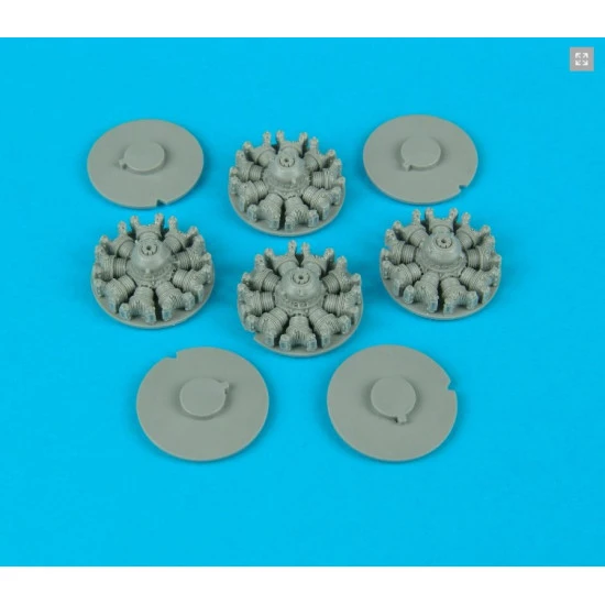 Quickboost 72049 1/72 B-17 Engines For Academy Accessories For Aircraft