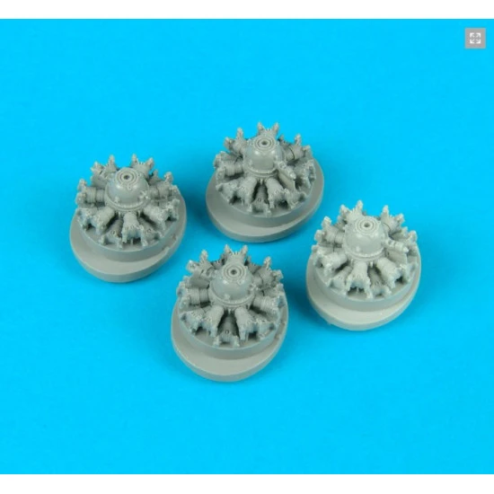 Quickboost 72050 1/72 B-24 Engines For Academy Accessories For Aircraft