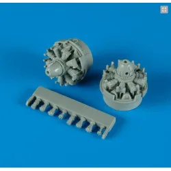 Quickboost 72081 1/72 P-61a Black Widow Engines For Dragon Accessories Kit