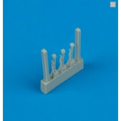 Quickboost 72128 1/72 Mig-29 Fulcrum Control Lever Accessories For Aircraft