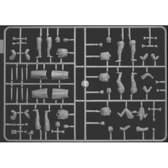 Miniart 35037 1/35 Soviet Self Propelled Gun Crew Plastic Figures Kit