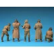 Miniart 35037 1/35 Soviet Self Propelled Gun Crew Plastic Figures Kit