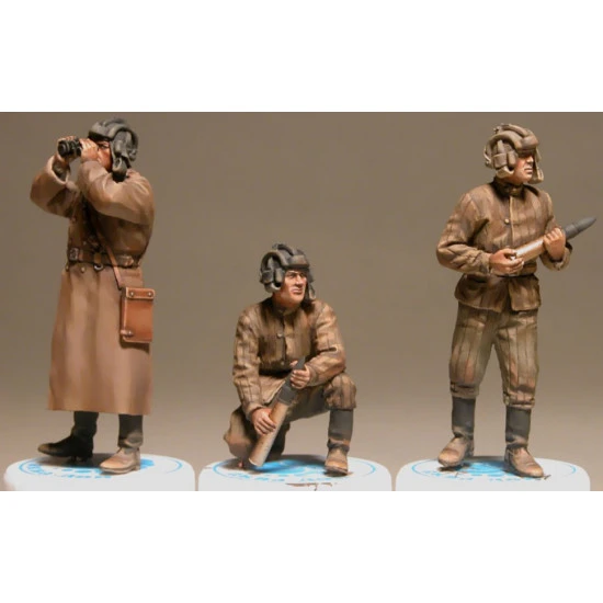 Miniart 35037 1/35 Soviet Self Propelled Gun Crew Plastic Figures Kit