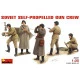Miniart 35037 1/35 Soviet Self Propelled Gun Crew Plastic Figures Kit
