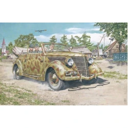 Roden 820 1/35 Ford V8 G81 Cabriolet Plastic Model Kit