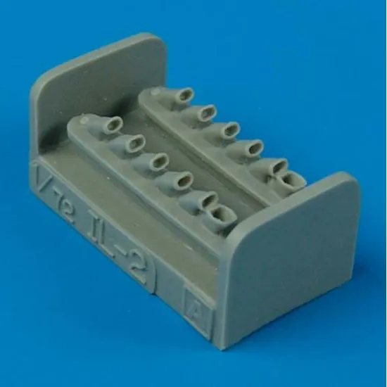 Quickboost 72181 1/72 Ilyushin Il-2 Exhaust For Academy Accessories Kit