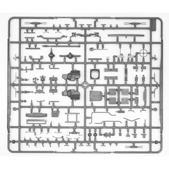 Icm 35410 1/35 V3000s Ssm Maultier Einheitsfahrerhaus Truck Kit