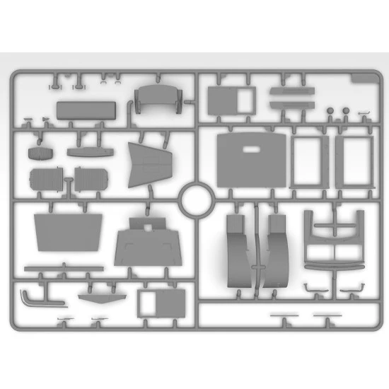 Icm 35410 1/35 V3000s Ssm Maultier Einheitsfahrerhaus Truck Kit