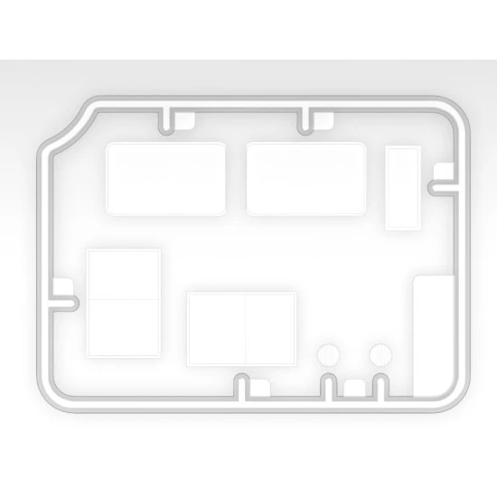 Icm 35410 1/35 V3000s Ssm Maultier Einheitsfahrerhaus Truck Kit