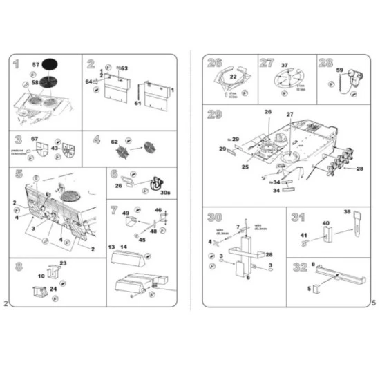Vmodels 35081 1/35 Leopard 2a6 Photo Etched Accessories