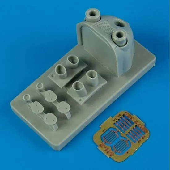 Quickboost 72355 1/72 Mi-2 Hoplite Set Air Intake Exhaust Fod For Hobby Boss