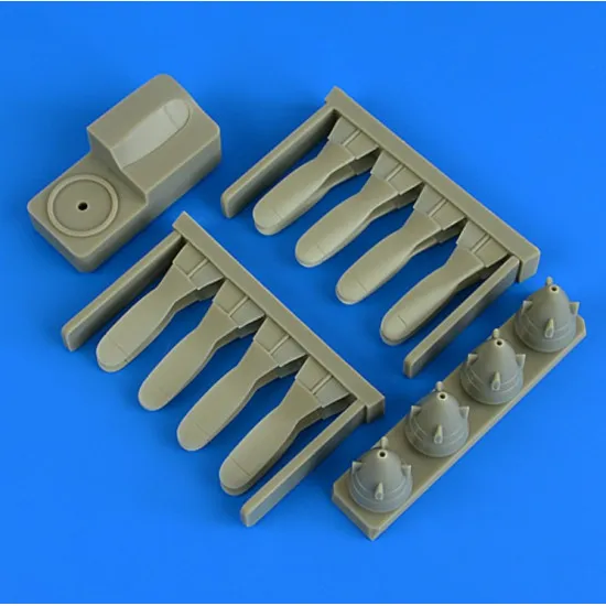 Quickboost 72555 1/72 P-3 Orion Propellers W/Tool For Hasegawa Accessories