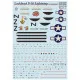 Print Scale 48-260 1/48 Decal For P 38 Lightning In Bare Metal Part 1