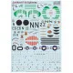 Print Scale 72-498 1/72 Decal For P38 Lightning In Bare Metal Accessories For Aircraft