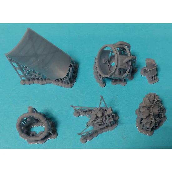 Amp 48-012r 1/48 Piasecki Hup-1 Update Kit With New Resin Parts Plastic Model Kit