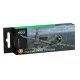 Arcus A3012 Acrylic Paints Set Faa Early-ww2 Fighters 6 Colors In Set 10ml