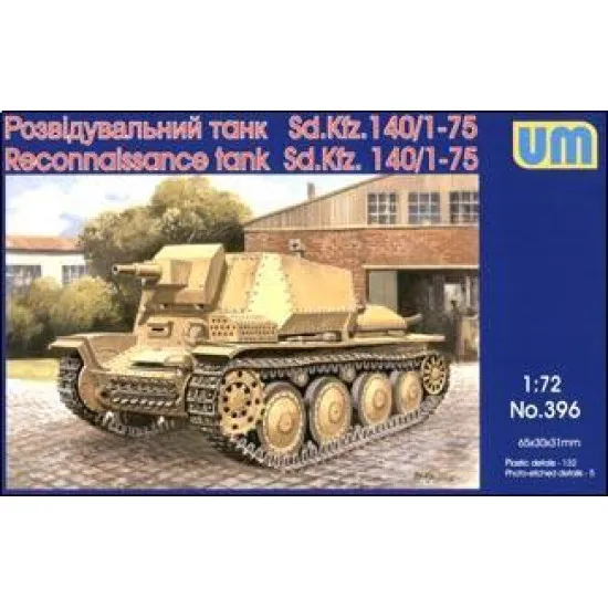German reconnaissance tank Sd.kfz.140 1/72 UM 396