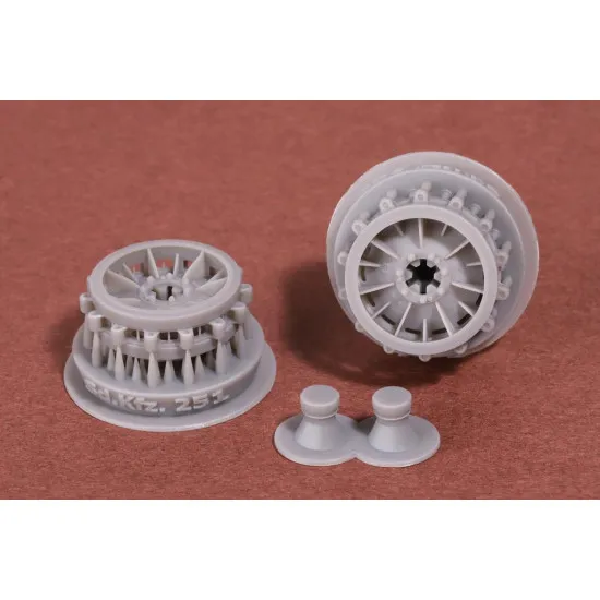 Sbs 3d008 1/35 Sd.kfz.251 Early Pattern Tracks And Sprocket Non Poligonal Sbs 3d008 1/35 Sd.kfz.251 Early Pattern Tracks And Sprocket Non Poligonal